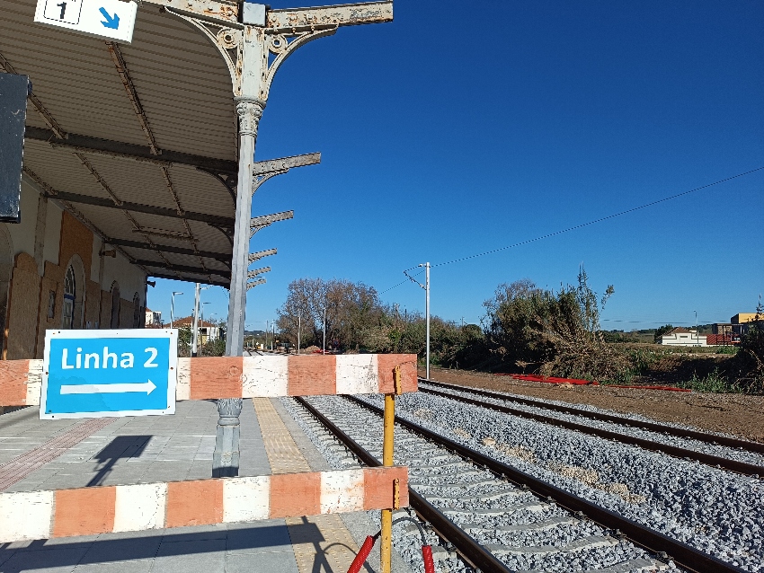 Linha do Oeste obras 2024 BBR