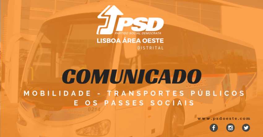 PSD Oeste e passes sociais
