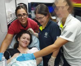 Bebé nasceu esta madrugada numa ambulância dos Bombeiros Voluntários da Lourinhã