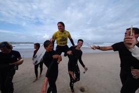 Francisca Veselko sagrou-se hoje bicampeã nacional no Bom Petisco Peniche Pro