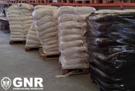 GNR apreende 2.150 quilos de tabaco de mascar no concelho de Caldas da Rainha