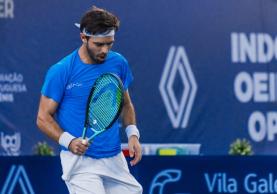 Gastão Elias nos quartos-de-final do Oeiras Indoor Open I