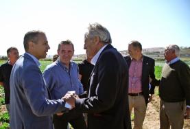 PCP: Jerónimo de Sousa veio à Lourinhã pedir apoio aos agricultores para garantirem soberania alimentar do país