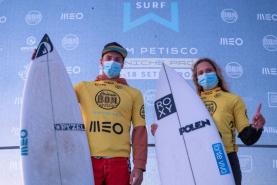 Liga MEO Surf: Kika Veselko e Afonso Antunes conquistam o ‘Bom Petisco Peniche Pro’ em Peniche