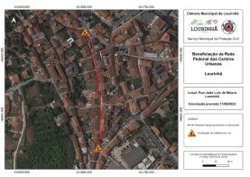 Intervenção na rede pedonal na Rua João Luís de Moura causa constrangimentos até 17 de Agosto