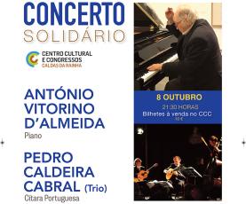 Maestro Vitorino d'Almeida em concerto solidário nas Caldas da Rainha