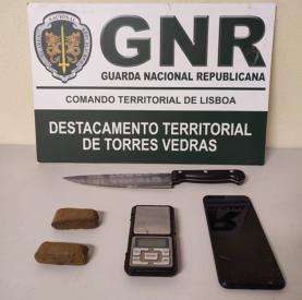 GNR: detido homem na Lourinhã por tráfico de estupefacientes