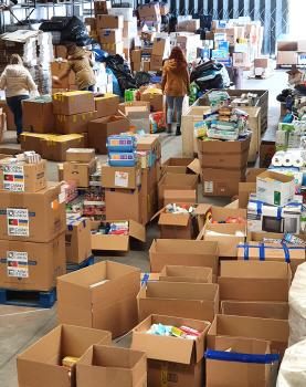 Camião da empresa lourinhanense Stoptrans com ajuda humanitária deverá chegar à Polónia na próxima segunda-feira