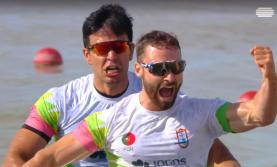 Canoísta penichense Kevin Santos e Iago Bebiano campeões da Europa de K2 200