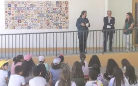 Inaugurado painel de azulejos realizado por alunos da EB da Cabeça Gorda