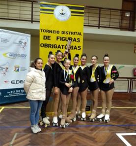Equipa de patinagem artística do Centro Social e Cultural de Ribamar é vice-campeã distrital por equipas 
