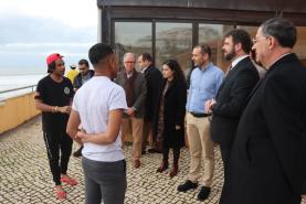 Secretário de Estado da Juventude e Desporto visitou a Pousada da Juventude da Areia Branca