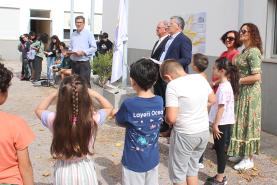 Bandeira de Escola eTwinning hasteada no Agrupamento de Escolas D. Lourenço Vicente