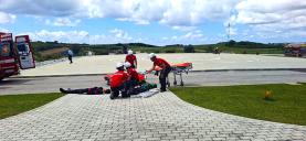 Heliporto da Lourinhã foi palco de simulacro de acidente com uma aeronave