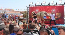 ‘Somos Portugal’ em directo da Lourinhã no âmbito da 3ª edição dos Dinossauros Saem à Rua
