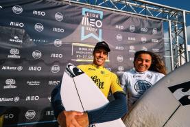 Liga MEO Surf: Guilherme Ribeiro e Gabriela Dinis conquistam o Bom Petisco Peniche Pro